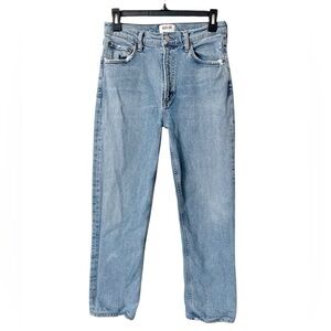 Agolde Classic Denim Straight Leg Jeans